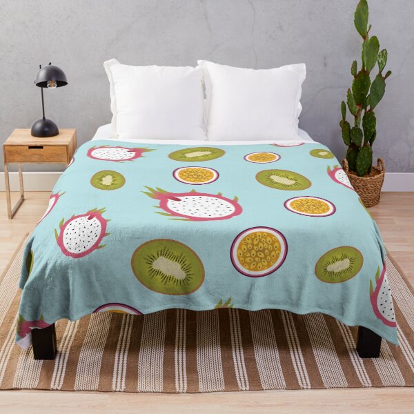Item preview, Dragon Fruit Passionfruit Kiwi Tropical Pattern designed and sold by jfieldsierra.