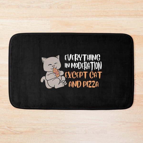 Item preview, Eat all you can pizza gift idea pizza and cat lover designed and sold by Svetiik.