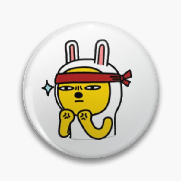 Item preview, KakaoTalk Friends Muzi (무지) Red Sweat Band Holding Fist designed and sold by icdeadpixels.