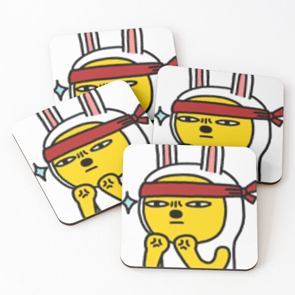 Item preview, KakaoTalk Friends Muzi (무지) Red Sweat Band Holding Fist designed and sold by icdeadpixels.