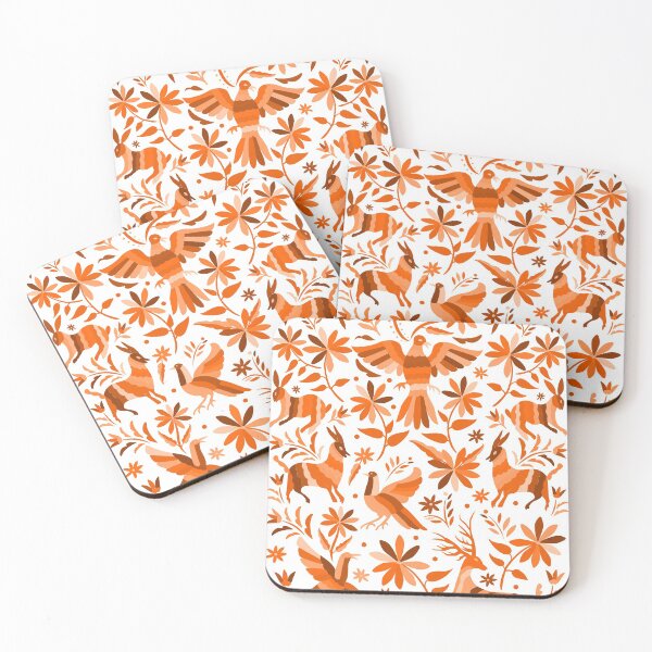 Item preview, Mexican Otomi in Orange Color designed and sold by Akbaly.