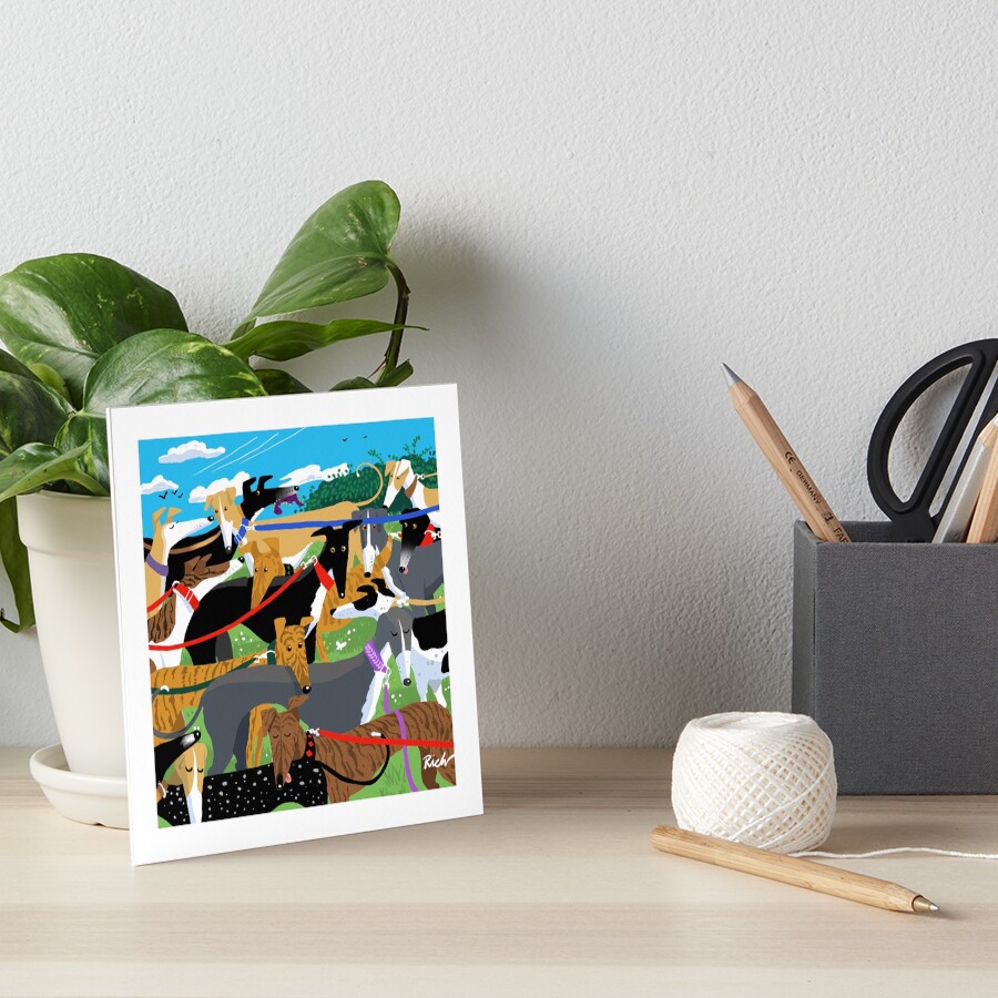 The Greyt Day Out Art Board Print