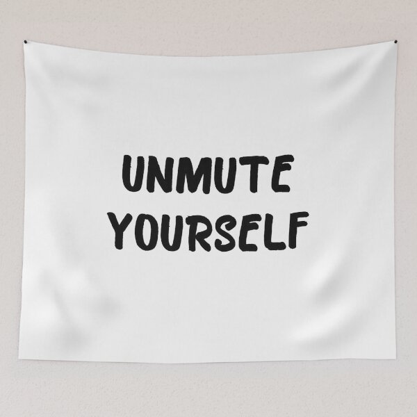 Item preview, Unmute Yourself - Funny Technology Phrase designed and sold by popculturechick.