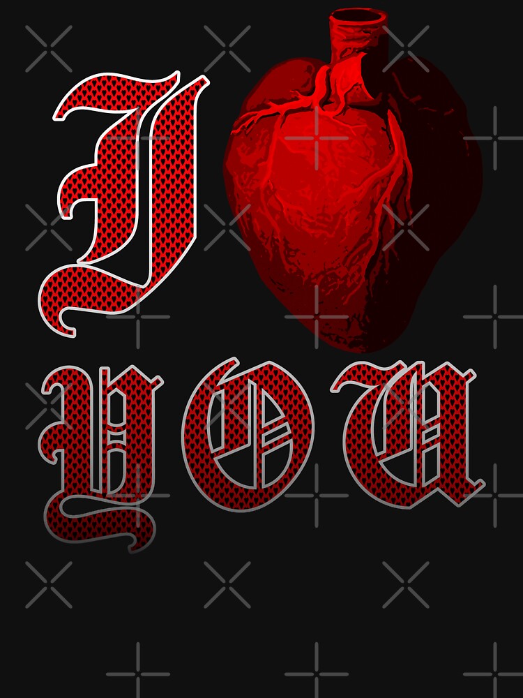 I Love You - Grunge Human Heart by RabbitLair