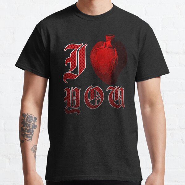 I Love You - Grunge Human Heart Classic T-Shirt