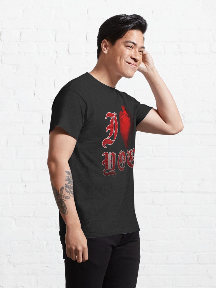Alternate view of I Love You - Grunge Human Heart Classic T-Shirt