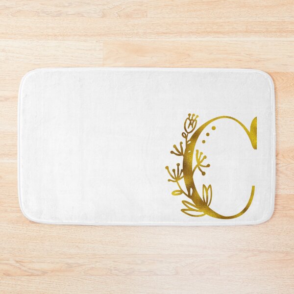 Item preview, Gold Floral Monogram C designed and sold by Amy Olsen.