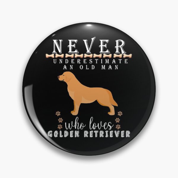 Item preview,  Never underestimate an old man who loves Golden Retriever designed and sold by . JustBeUnique ..