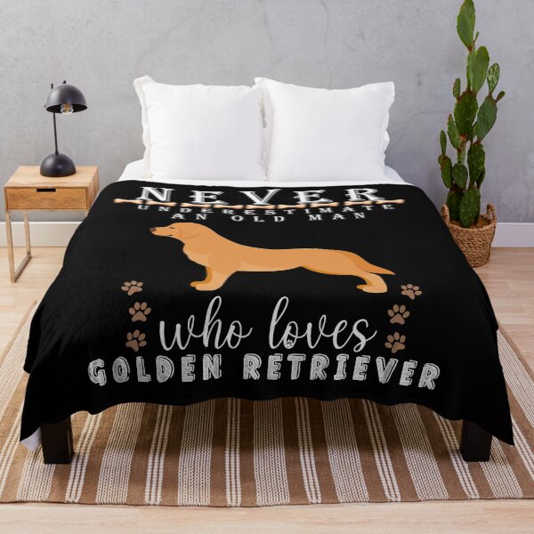 Item preview,  Never underestimate an old man who loves Golden Retriever designed and sold by . JustBeUnique ..