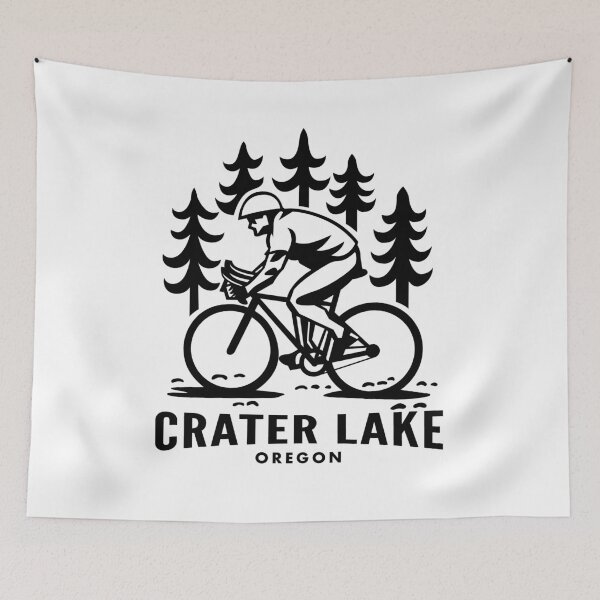 Item preview, Crater Lake Bike Trail OR designed and sold by HalpinDesign.