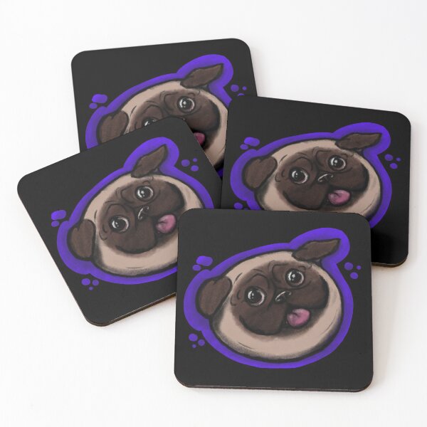 Item preview, Purple Pug designed and sold by ScribbOwls.
