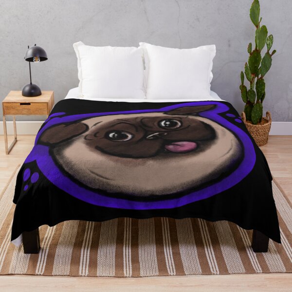 Item preview, Purple Pug designed and sold by ScribbOwls.