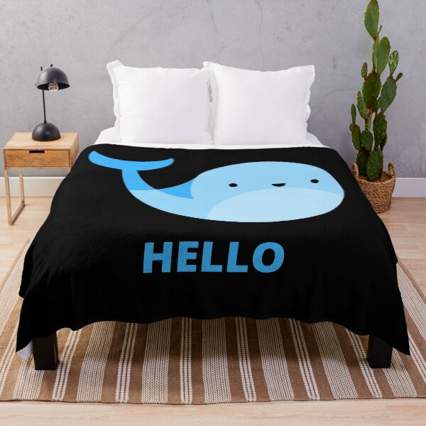 Item preview,  Whale Hello (blue) designed and sold by cute105.