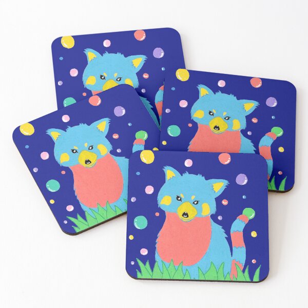 Item preview, Red Panda on Blue designed and sold by KenyCanales.