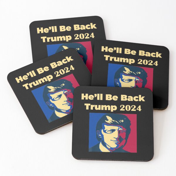 Item preview, He’ll Be Back Trump 2024  designed and sold by Rami Khalifah.