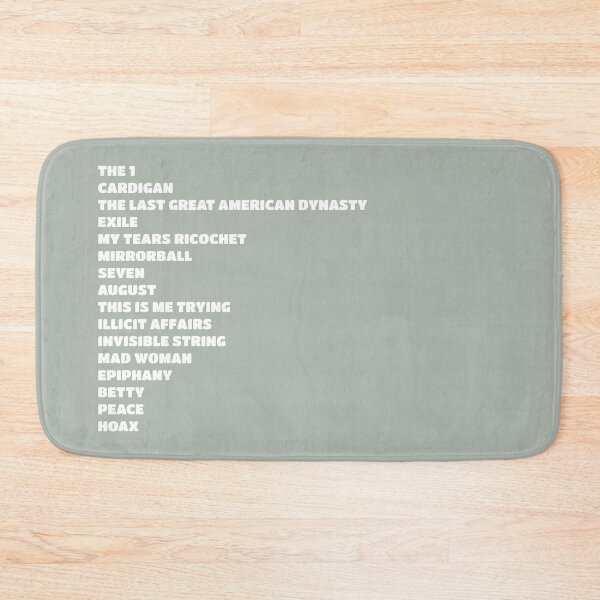 Item preview, folklore tracklist  designed and sold by designsbysoph-.