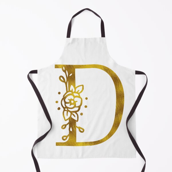 Item preview, Gold Floral Monogram D designed and sold by Amy Olsen.