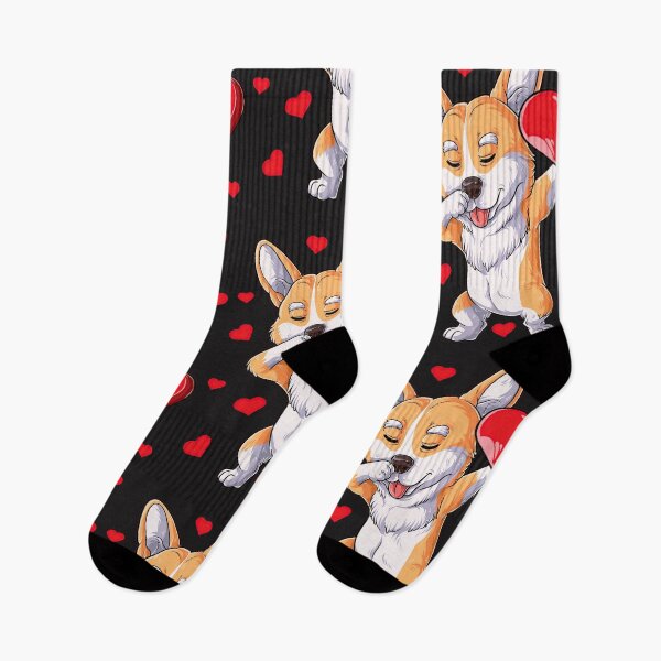 Item preview, Dabbing Corgi Valentines Day T shirt for Boys Girls Kids Women Men Dab Dance Dog Tee designed and sold by zedbubblez.