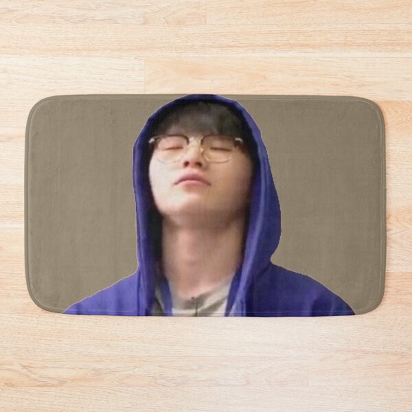 Item preview, Woozi Relaxed Meme designed and sold by kpopdays.