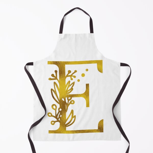 Item preview, Gold Floral Monogram E designed and sold by Amy Olsen.