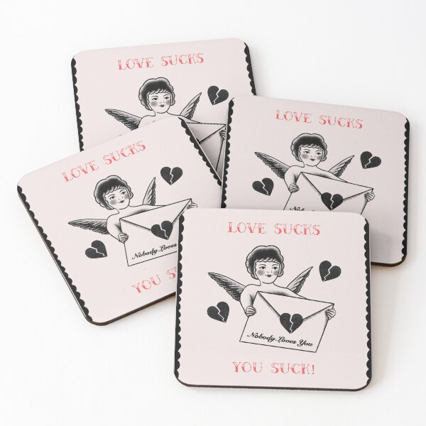 Item preview, Love Sucks designed and sold by Made-By-Art.