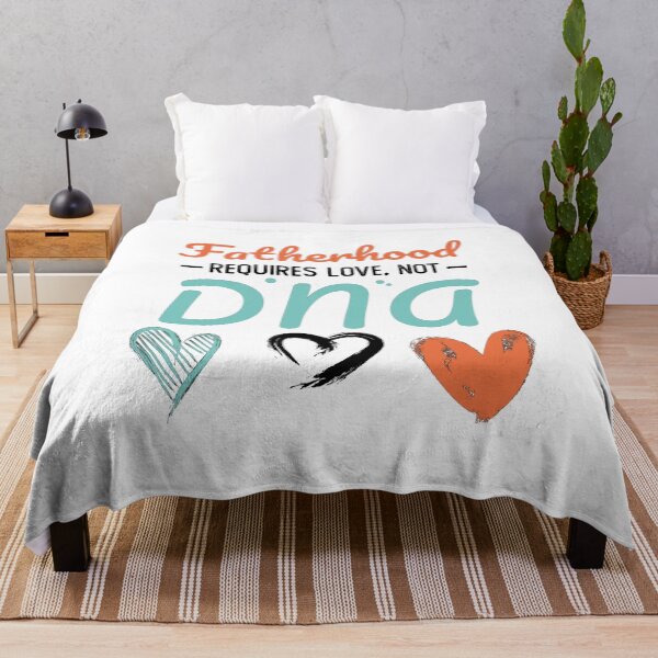 Item preview, Fatherhood Requires Love Not DNA - Motivational Kids Adoption Quotes designed and sold by Scratches Tees.