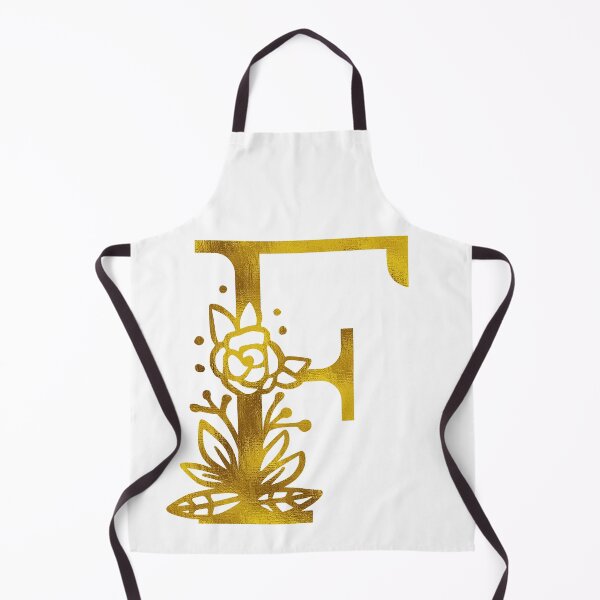 Item preview, Gold Floral Monogram F designed and sold by Amy Olsen.