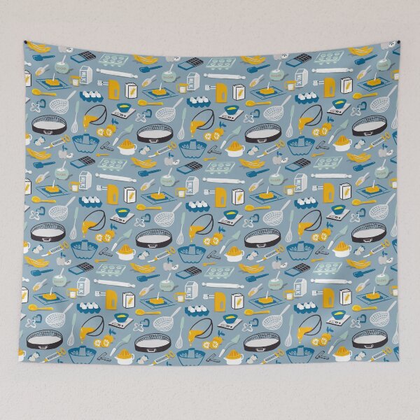 Item preview, Baking in light blue designed and sold by EvgeniaDrouga.