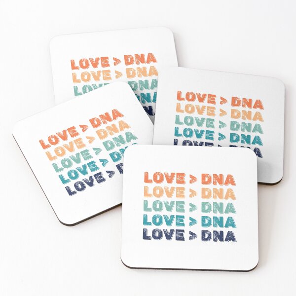 Item preview, Love Is Greater Than DNA - Inspirational Motivating Adoption Quotes Vintage Retro Style designed and sold by Scratches Tees.