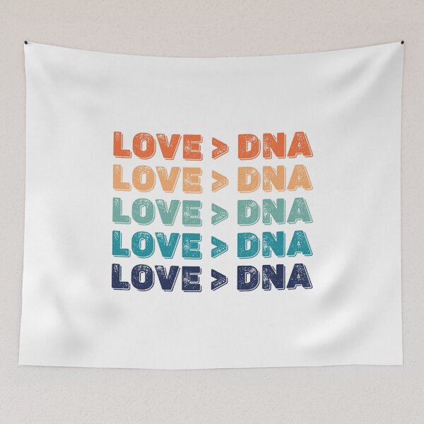 Item preview, Love Is Greater Than DNA - Inspirational Motivating Adoption Quotes Vintage Retro Style designed and sold by Scratches Tees.
