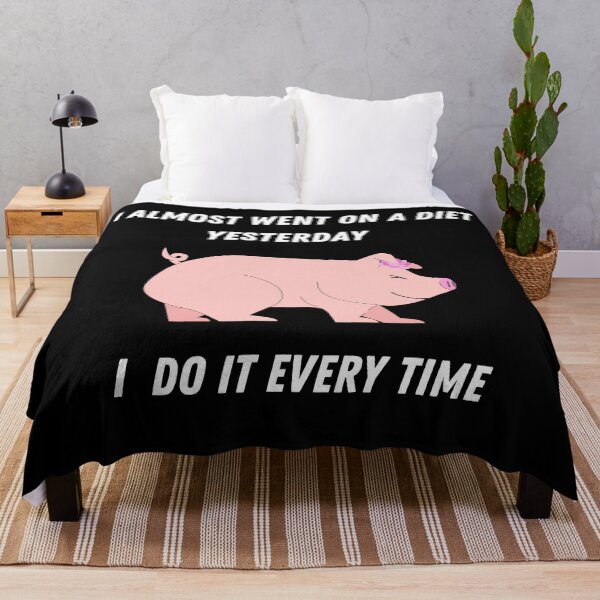 Item preview, I almost went on diet yesterday I do it every time (black) designed and sold by cute105.