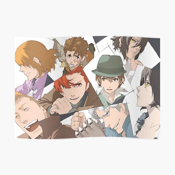 baccano posters redbubble redbubble