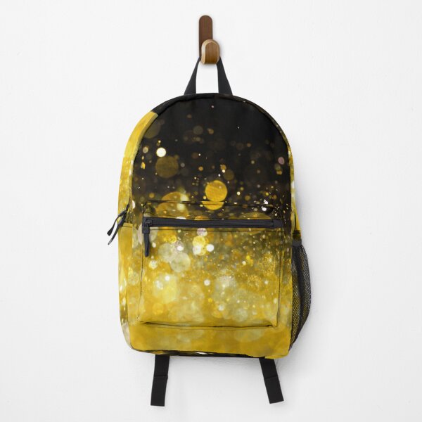 Item preview, Abstract gold shiny lights on black background I designed and sold by fowons.
