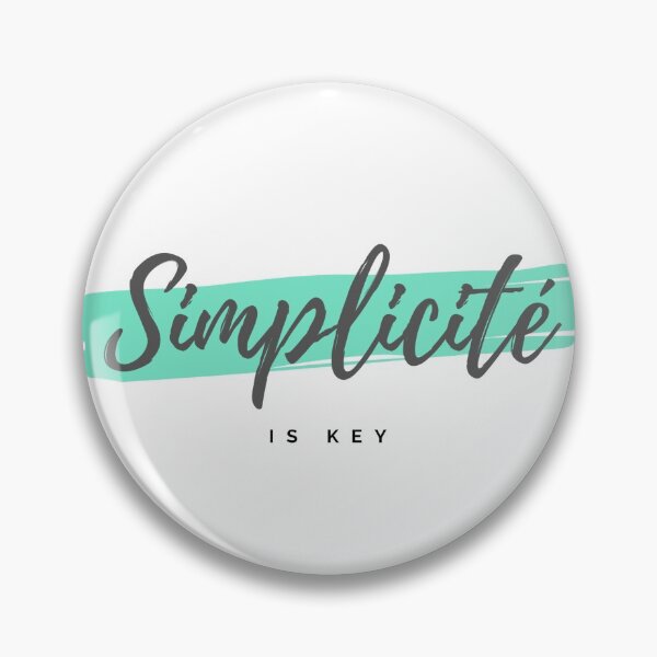 Item preview, simplicity is key designed and sold by fatys-designs.