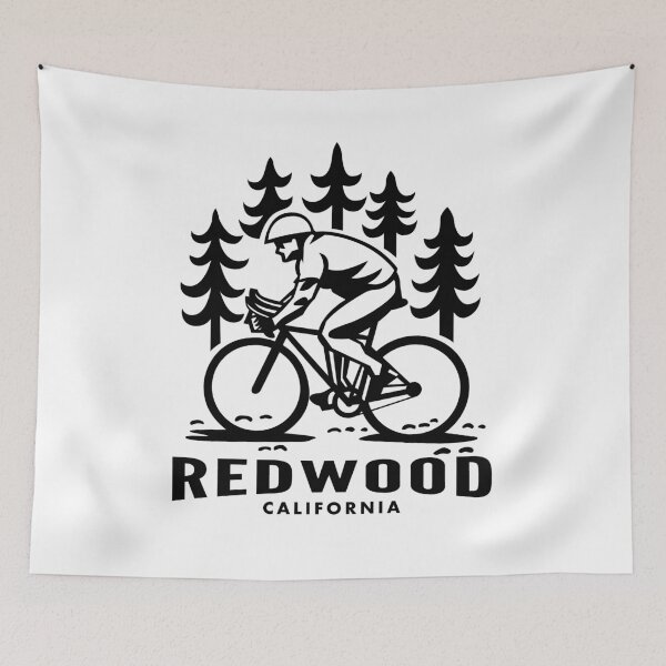 Item preview, Redwood Bike Trail CA designed and sold by HalpinDesign.