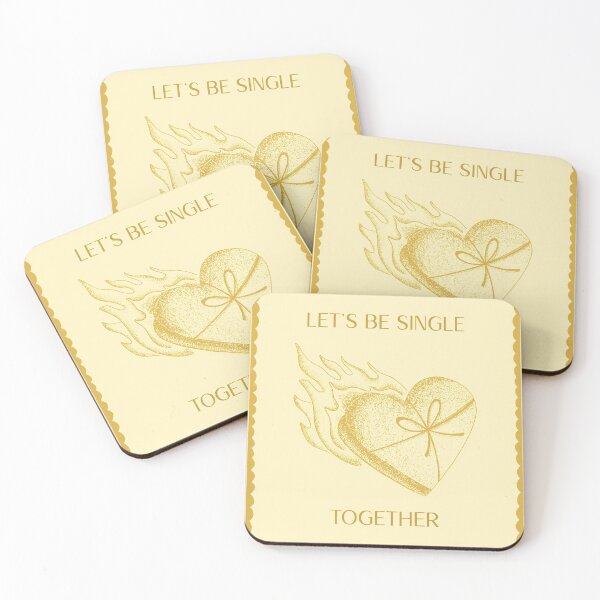 Item preview, Lets Be Single designed and sold by Made-By-Art.
