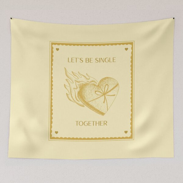 Item preview, Lets Be Single designed and sold by Made-By-Art.