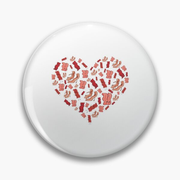 Item preview, Bacon Is My Valentine - Cute Bacons Heart Kawaii designed and sold by Scratches Tees.