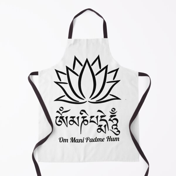 Item preview, Om Mani Padme Hum With Lotus designed and sold by thelotusmood.