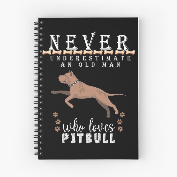 Item preview,  Never underestimate an old man who loves Pitbull designed and sold by . JustBeUnique ..