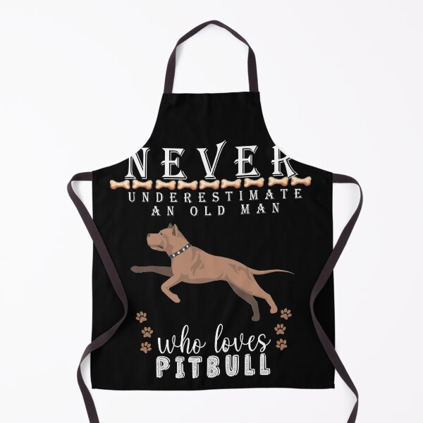 Item preview, Never underestimate an old man who loves Pitbull designed and sold by . JustBeUnique ..