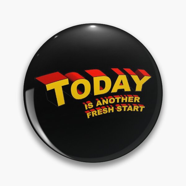 Item preview, Today Is Another Fresh Start – Vintage Comic Encouraging Quote Text Design  designed and sold by The Green Corner.