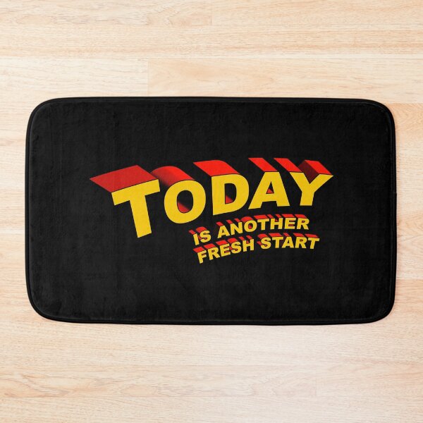 Item preview, Today Is Another Fresh Start – Vintage Comic Encouraging Quote Text Design  designed and sold by The Green Corner.