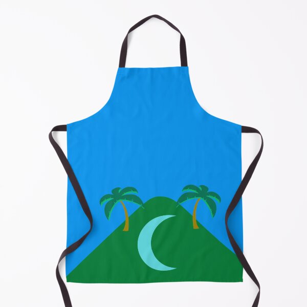 Item preview, Colina tropical con palmeras y Crescent Moon Hill designed and sold by ShaunSandhu.