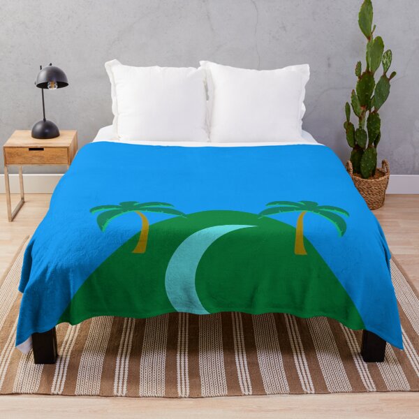 Item preview, Tropical Hill With Palm Trees and Crescent Moon Hill designed and sold by ShaunSandhu.