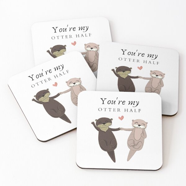 Item preview, You're my otter half, Otter love, cute couple gift designed and sold by CGEst2019.