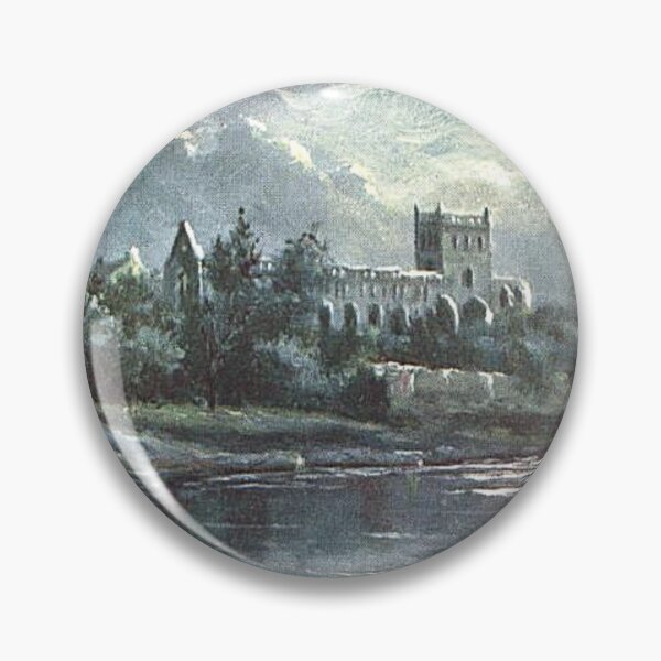 Item preview, Jedburgh Abbey at night | Vintage Illustration designed and sold by yourscotborders.