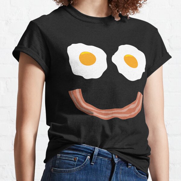 Eggs Bacon Smiley Classic T-Shirt