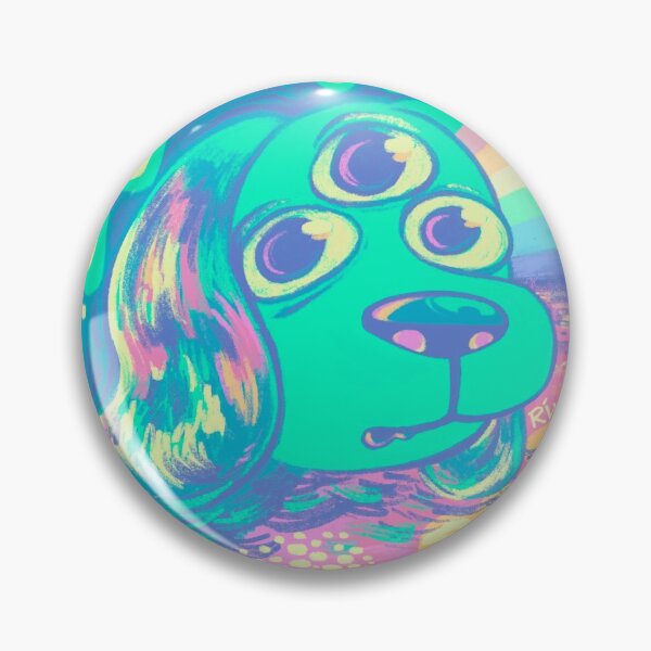 Item preview, Rainbow Dog Sees All designed and sold by Rivkah.