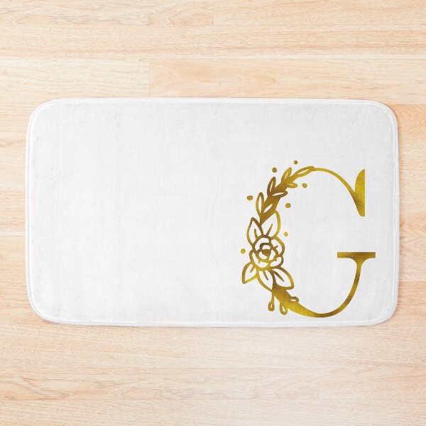 Item preview, Gold Floral Monogram G designed and sold by Amy Olsen.